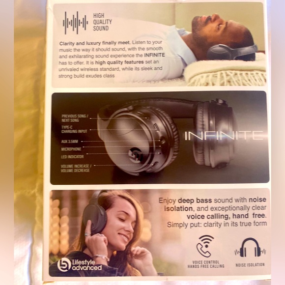 Lifestyle Advanced Infinite Wireless Headphones, Brand new in box - Picture 4 of 4